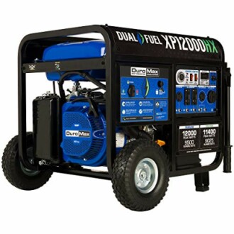 DuroMax XP12000HX Dual Fuel Portable Generator Review - Gas or Propane Powered, CO Alert, 50 State Approved